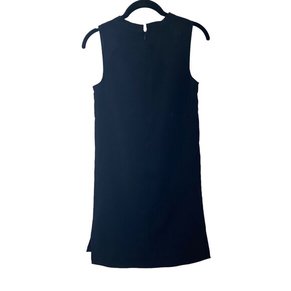 AllSaints Womens Size XS Jay Dress Sleeveless Black Step Hem Short Mini Shift - Picture 8 of 8